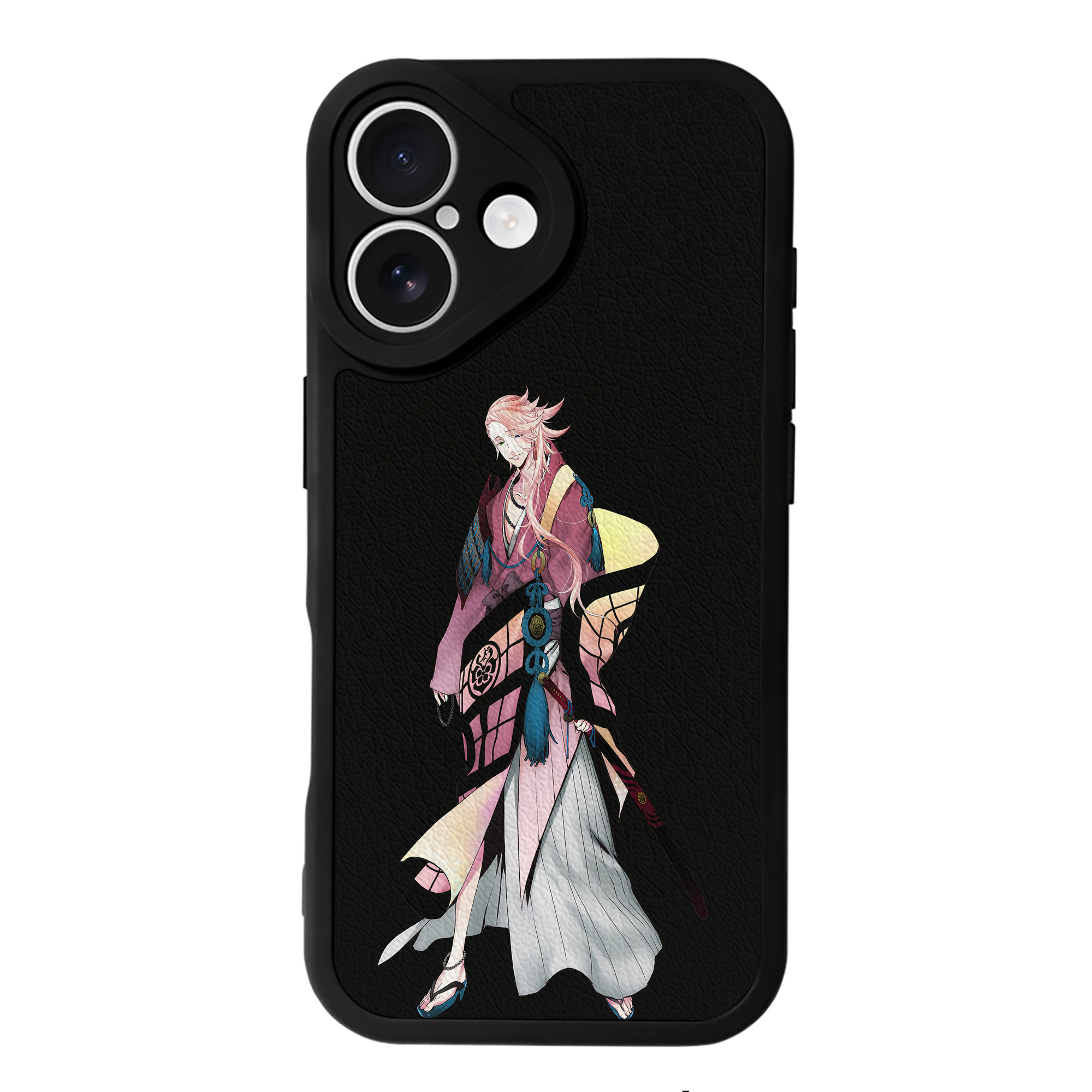 （画像用） 刀剣乱舞 Touken Ranbu 【iPhone 16シリーズ対応】シリコンスマホケース（レザー調） 材質：シリコン